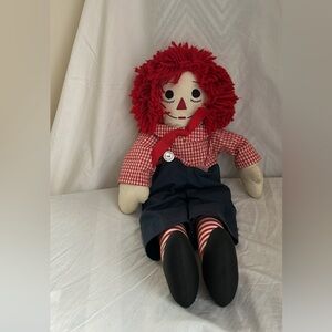 Vintage Raggedy Andy doll 24 in